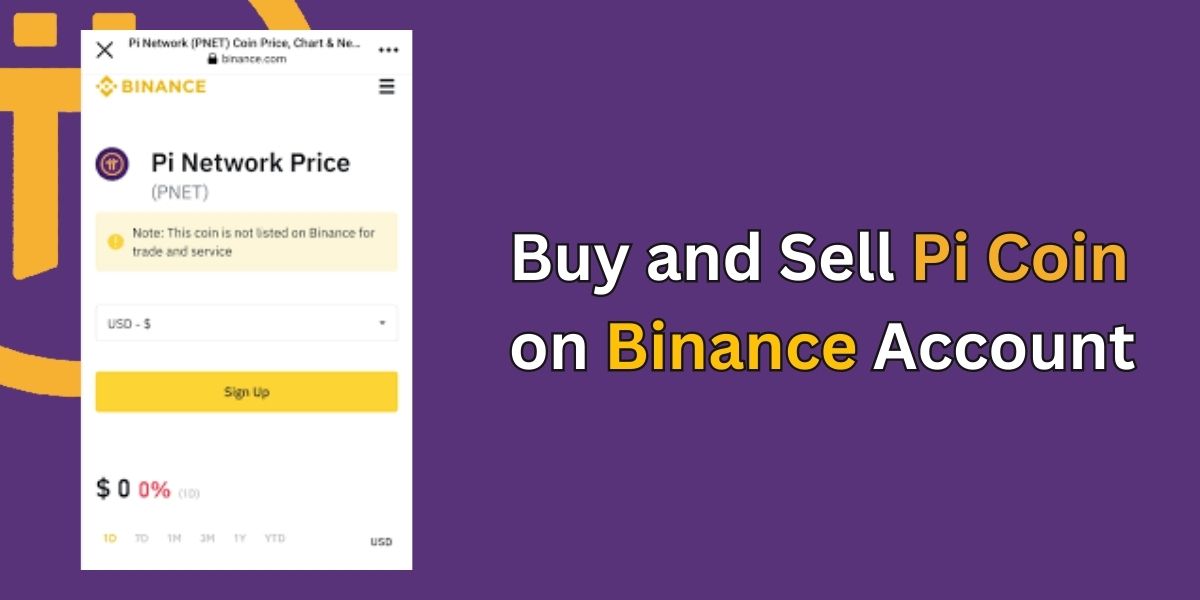 Buy and Sell Pi Coin on Binance Account
