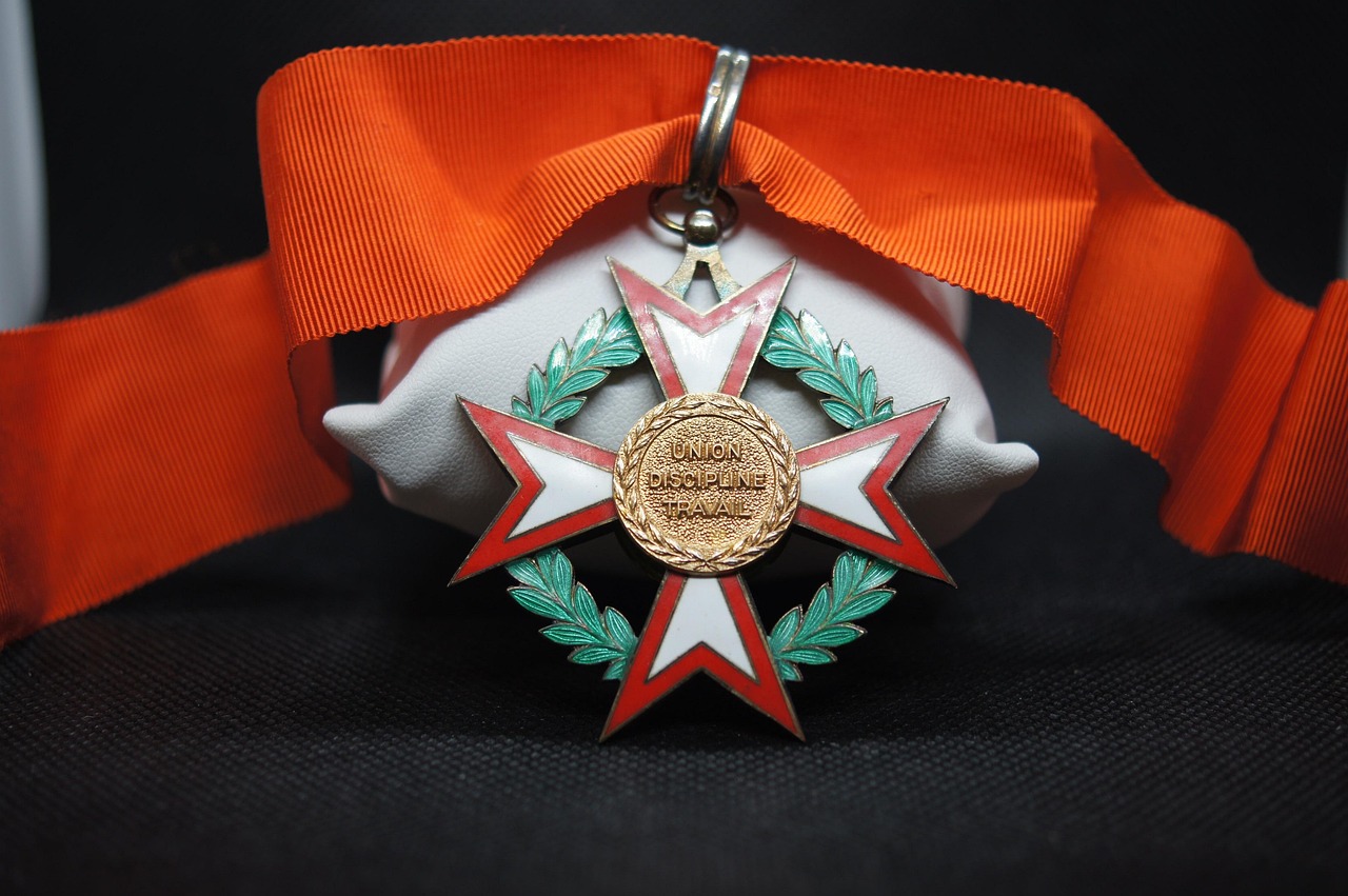 medal, award, order, ivory coast, merit, military
