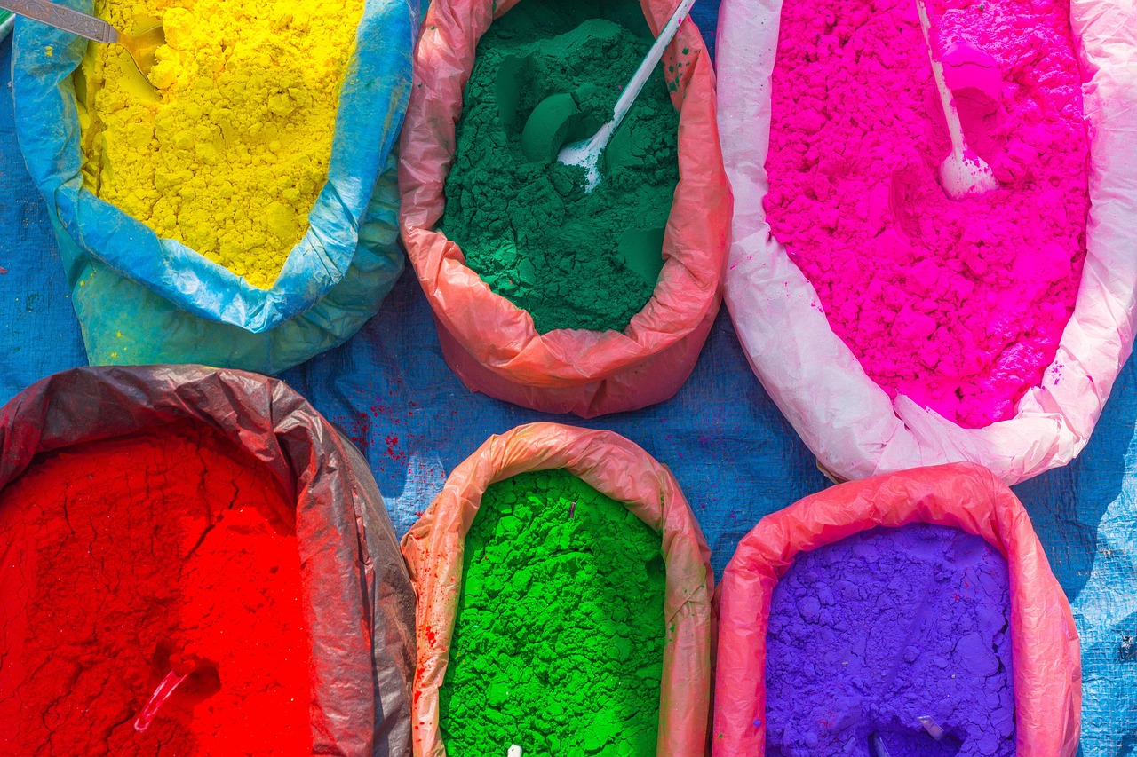 street market, colorful, colors, powder, nepal, holy, powder, powder, nepal, nepal, nepal, nepal, nepal, Bagmati Province, Kathmandu, Nepal