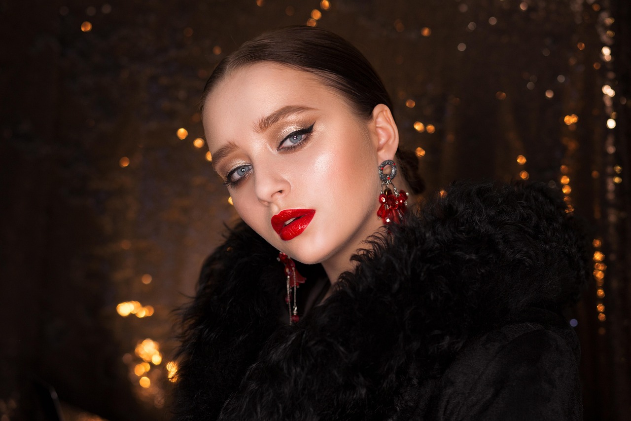 portrait, woman, wallpaper 4k, laptop wallpaper, people, fashion, adult, jewelry, one, charm, model, young woman, lovely, windows wallpaper, mac wallpaper, young, person, free wallpaper, style, background, attractive, wallpaper hd, full hd wallpaper, 4k wallpaper 1920x1080, desktop backgrounds, red, pomade, cool backgrounds, cosmetics, arrow, free background, makeup, beauty, earrings, beautiful wallpaper, 4k wallpaper, fur coat, luxurious, a party, elegant, views, celebrate, club, multicolored, hd wallpaper, european